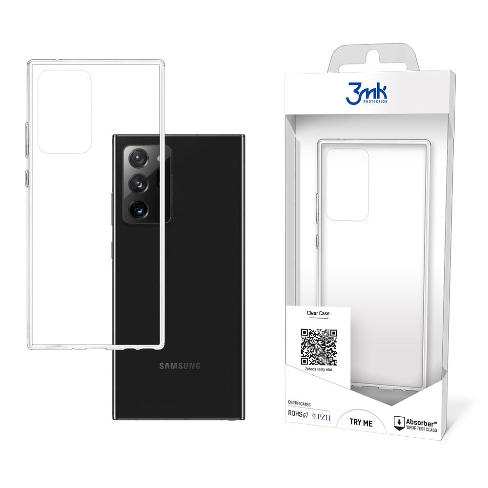 Θήκη για Samsung Galaxy Note 20 Ultra 5G N986 / Note 20 Ultra N985, 3MK, Διαφανής, Διάφανη 