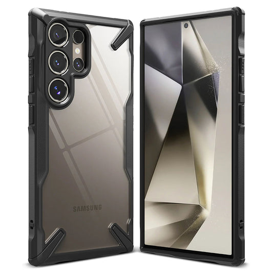 Θήκη για Samsung Galaxy S24 Ultra S928, Ringke, Fusion X, Μαύρη