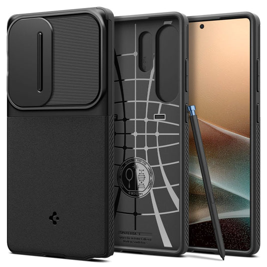 Θήκη για Samsung Galaxy S25 Ultra S938, Spigen, OPTIK ARMOR, Μαύρη ACS08969