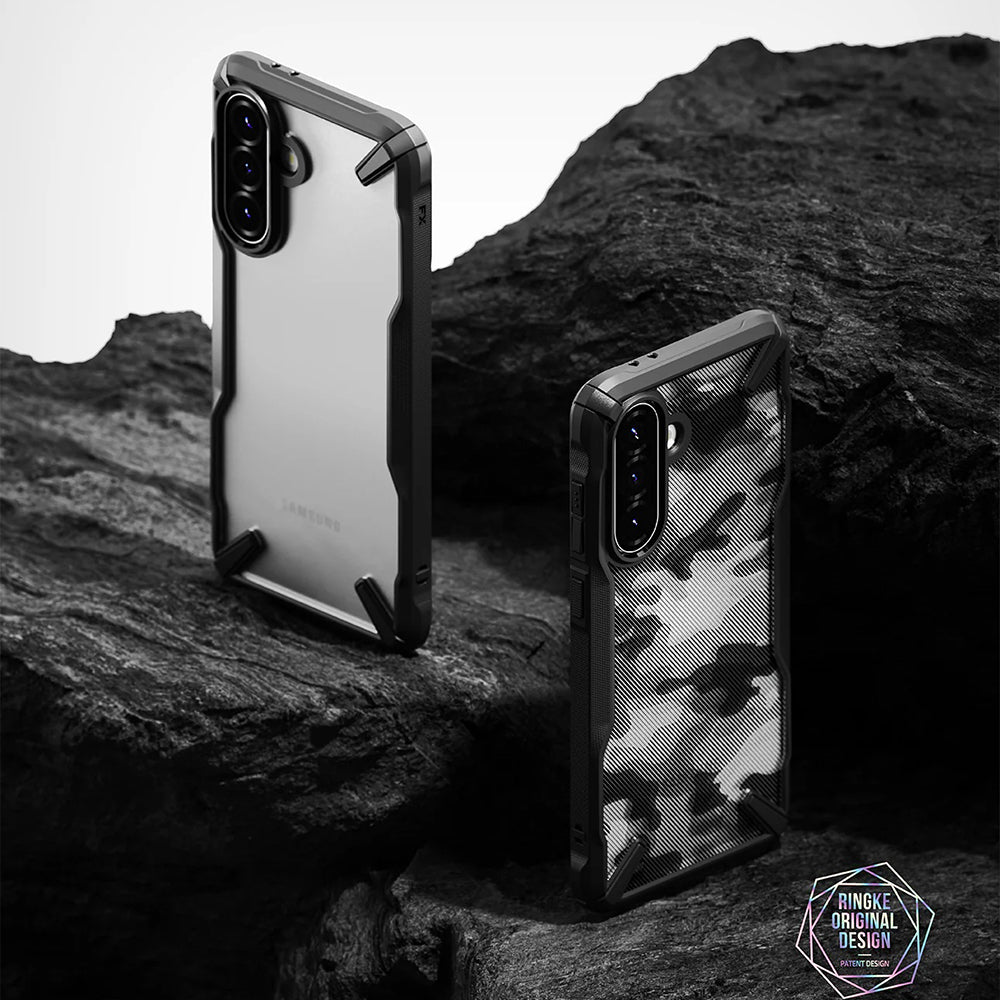 Θήκη για Samsung Galaxy A56 A566 / A36 A366, Ringke, Fusion X Camo, Μαύρη