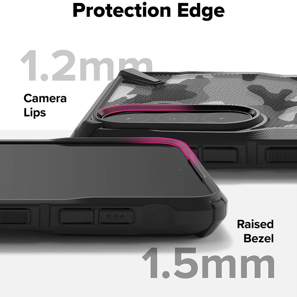 Θήκη για Samsung Galaxy A56 A566 / A36 A366, Ringke, Fusion X Camo, Μαύρη