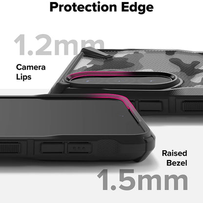 Θήκη για Samsung Galaxy A56 A566 / A36 A366, Ringke, Fusion X Camo, Μαύρη