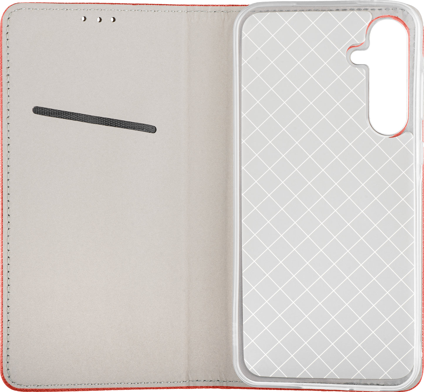Θήκη για Samsung Galaxy A57 5G, OEM, Smart Magnet, Κόκκινη