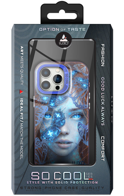 Case for Samsung Galaxy A54 A546, LUXO So CooL, ArcadiA Butterfly Girl, Multicolor