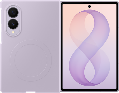 Θήκη για Samsung Galaxy Z Fold8 F971, Θήκη Σιλικόνης με Μαγνήτη, Βιολετί EF-EF971CVEGWW