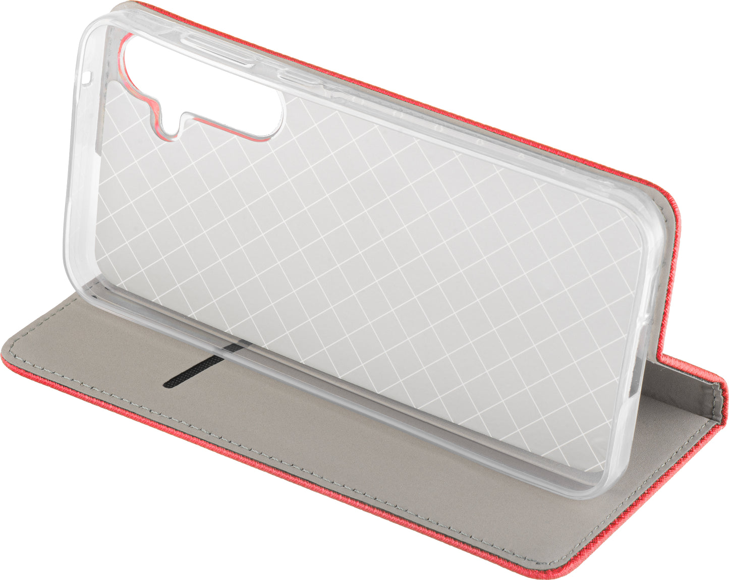 Θήκη για Samsung Galaxy A55 5G A556, OEM, Smart Magnet, Κόκκινη