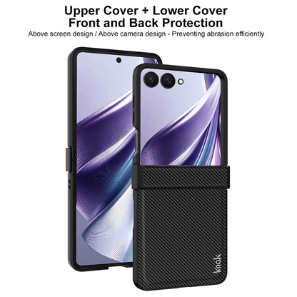 Θήκη για Samsung Galaxy Z Flip8 F776, Imak, Carbon, Μαύρο