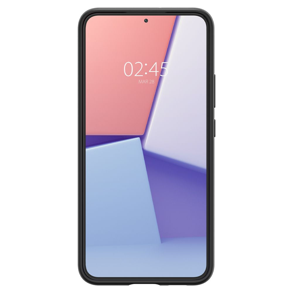 Θήκη για Samsung Galaxy S22 5G S901, Spigen, Λεπτή Εφαρμογή, Μαύρο 