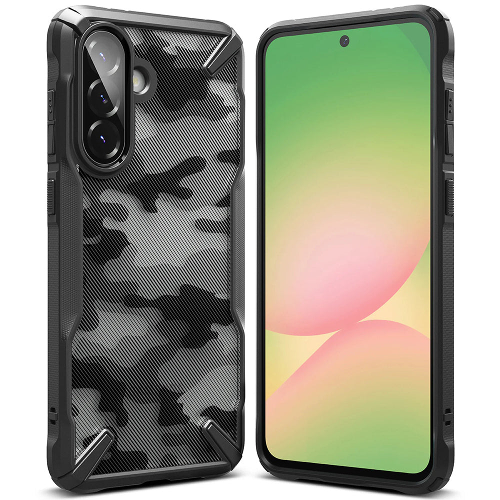 Θήκη για Samsung Galaxy A56 A566 / A36 A366, Ringke, Fusion X Camo, Μαύρη