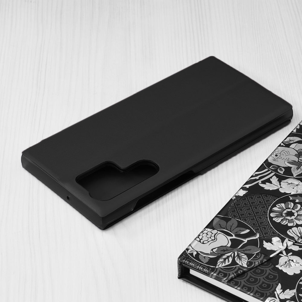 Θήκη για Samsung Galaxy S22 Ultra 5G S908, Techsuit, eFold, Μαύρη
