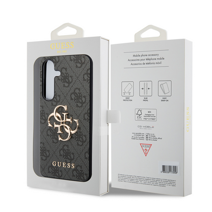 Θήκη για Samsung Galaxy S24+ S926, Guess, 4G Big Logo, Μαύρη, Επανασφραγισμένη