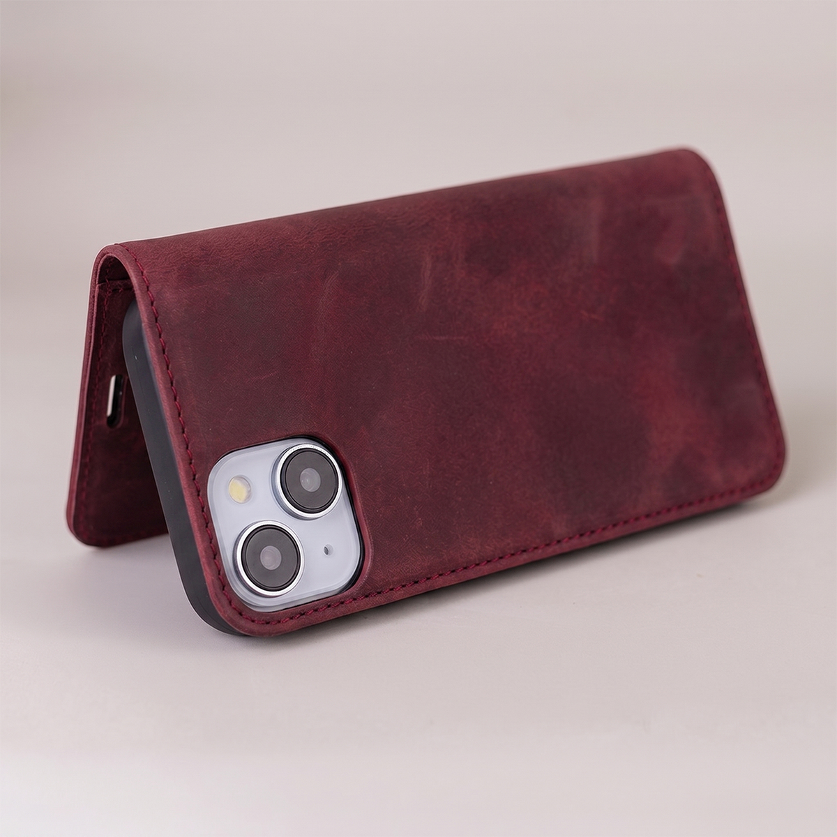 Case for Samsung Galaxy A18 5G A186 / A17 4G A175 / A17 5G A176 / Galaxy A26 A266, OEM, Smart Suede, Burgundy