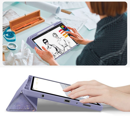 Θήκη για Samsung Galaxy Tab A11 / Tab A9, Tech-Protect, SC PEN Hybrid, Μωβ