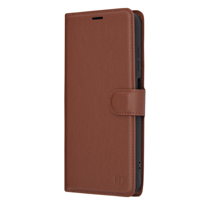 Θήκη για Samsung Galaxy A05s A057, Techsuit, Leather Folio, Καφέ