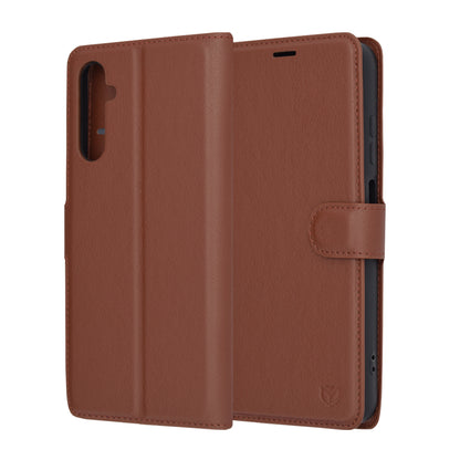 Θήκη για Samsung Galaxy A05s A057, Techsuit, Leather Folio, Καφέ