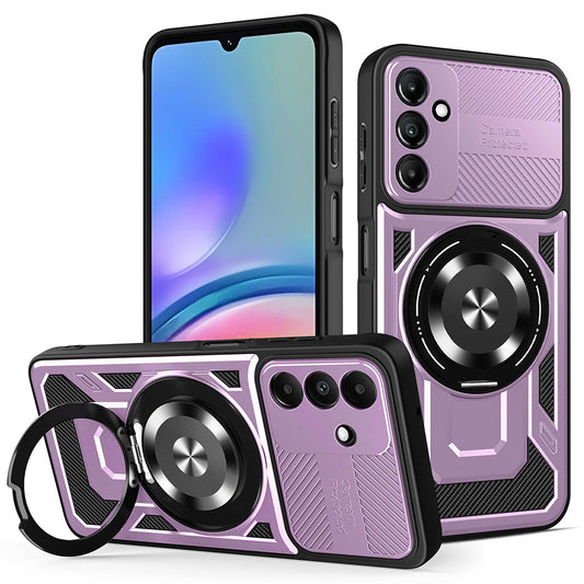 Θήκη για Samsung Galaxy A05s A057, Techsuit, RuggedCam, Μωβ