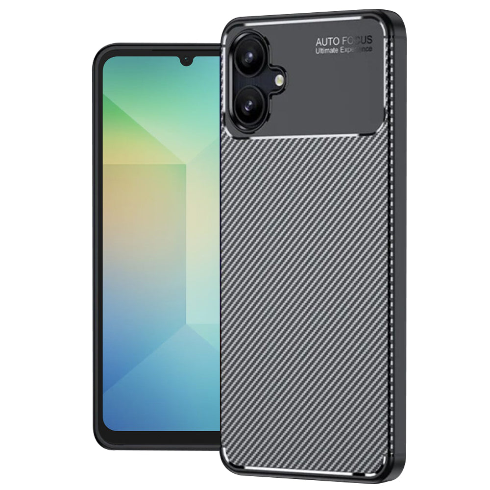 Θήκη για Samsung Galaxy A06 A065, Techsuit, CarbonFiber, Μαύρη