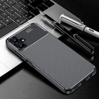 Θήκη για Samsung Galaxy A06 A065, Techsuit, CarbonFiber, Μαύρη