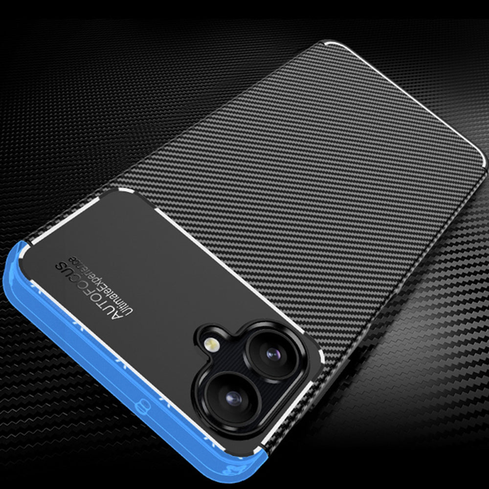 Θήκη για Samsung Galaxy A06 A065, Techsuit, CarbonFiber, Μαύρη