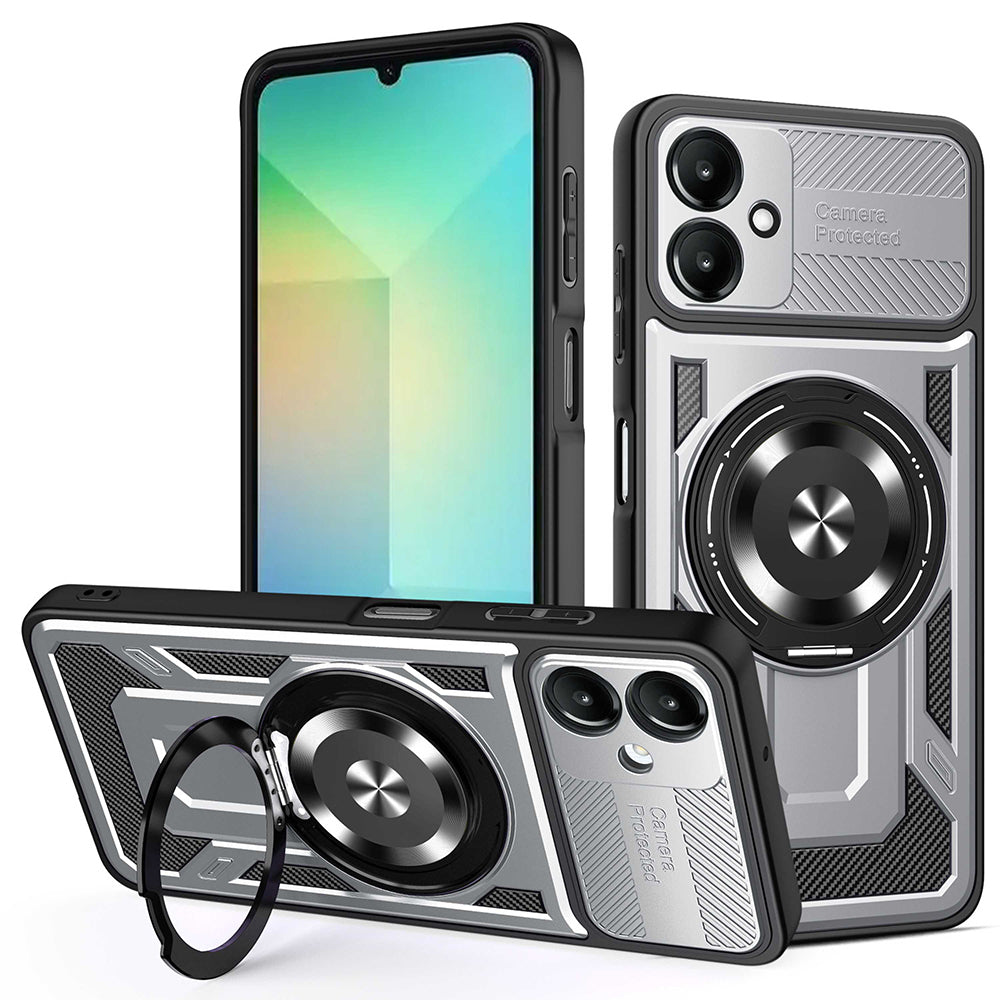 Θήκη για Samsung Galaxy A06 A065, Techsuit, RuggedCam, Γκρι