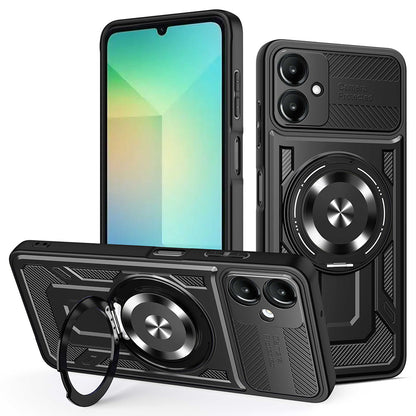 Θήκη για Samsung Galaxy A06 A065, Techsuit, RuggedCam, Μαύρο