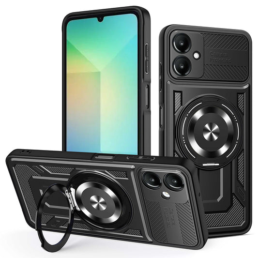 Θήκη για Samsung Galaxy A06 A065, Techsuit, RuggedCam, Μαύρο