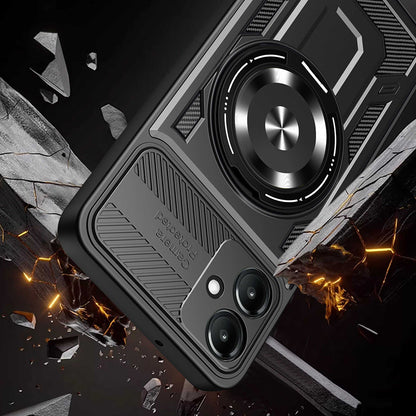 Θήκη για Samsung Galaxy A07 4G A075, Techsuit, RuggedCam, Μωβ