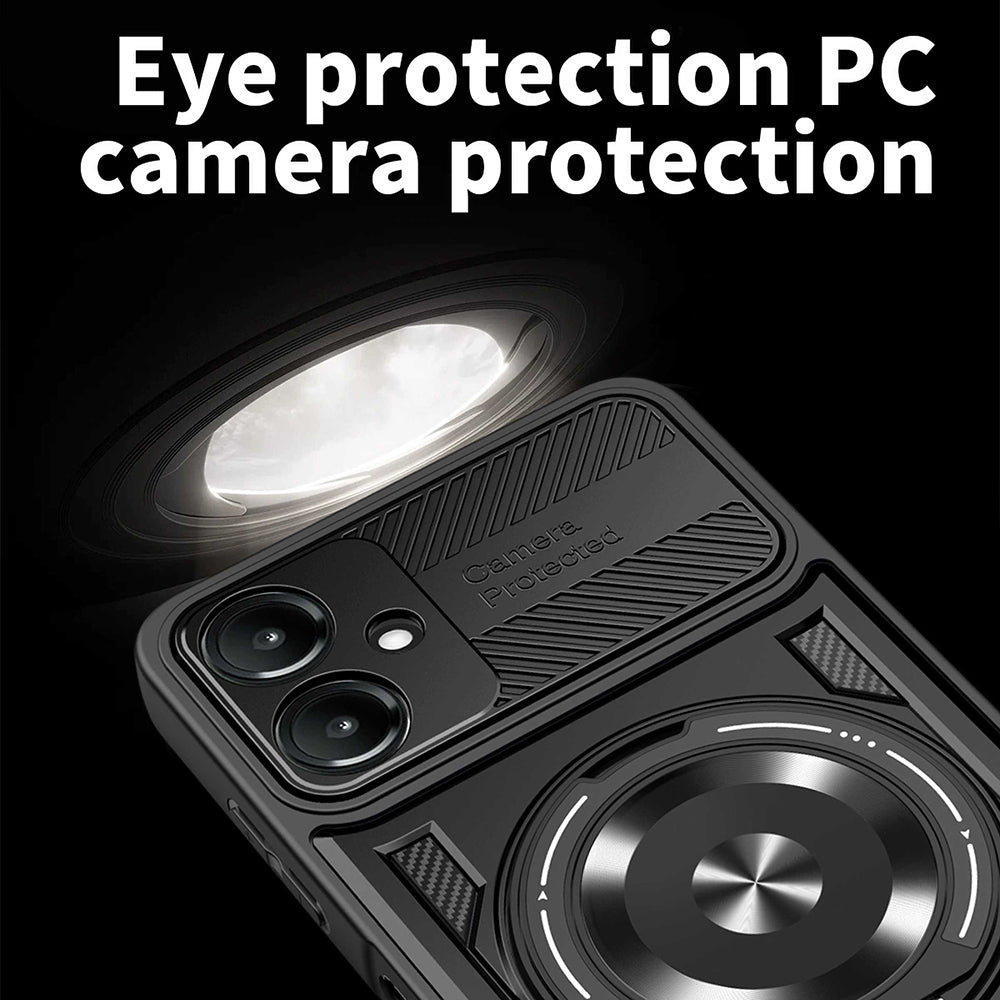 Case for Samsung Galaxy A07 4G A075, Techsuit, RuggedCam, Black