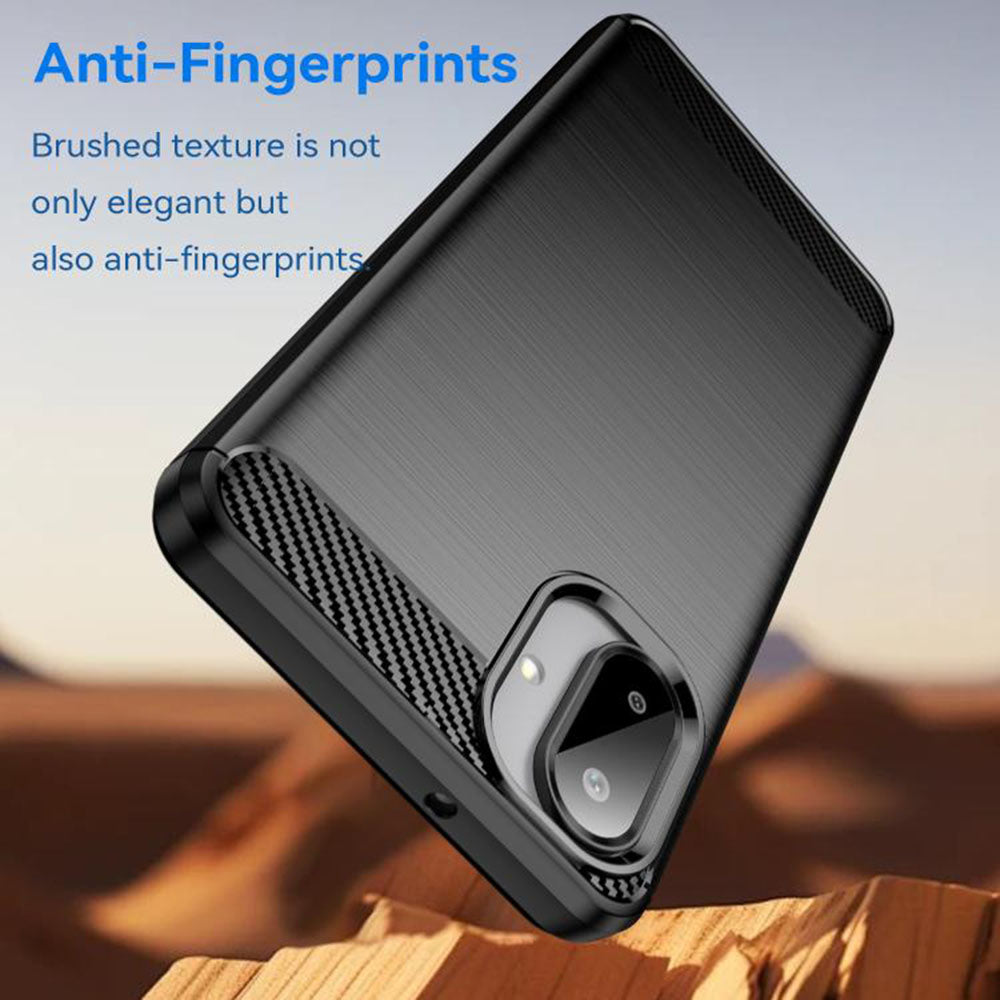 Θήκη για Samsung Galaxy A07 4G A075, Techsuit, Carbon, Μαύρη