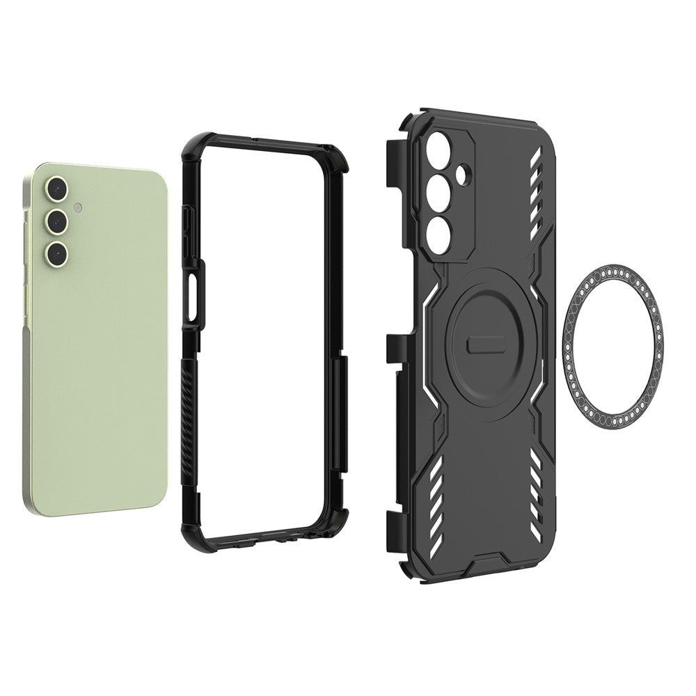 Θήκη MagSafe για Samsung Galaxy A15 5G A156 / A15 A155, Techsuit, ArmorMag, Μαύρο