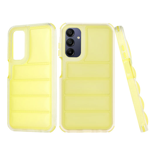 Θήκη για Samsung Galaxy A15 5G A156 / A15 A155, Techsuit, Wave Shield, Κίτρινη