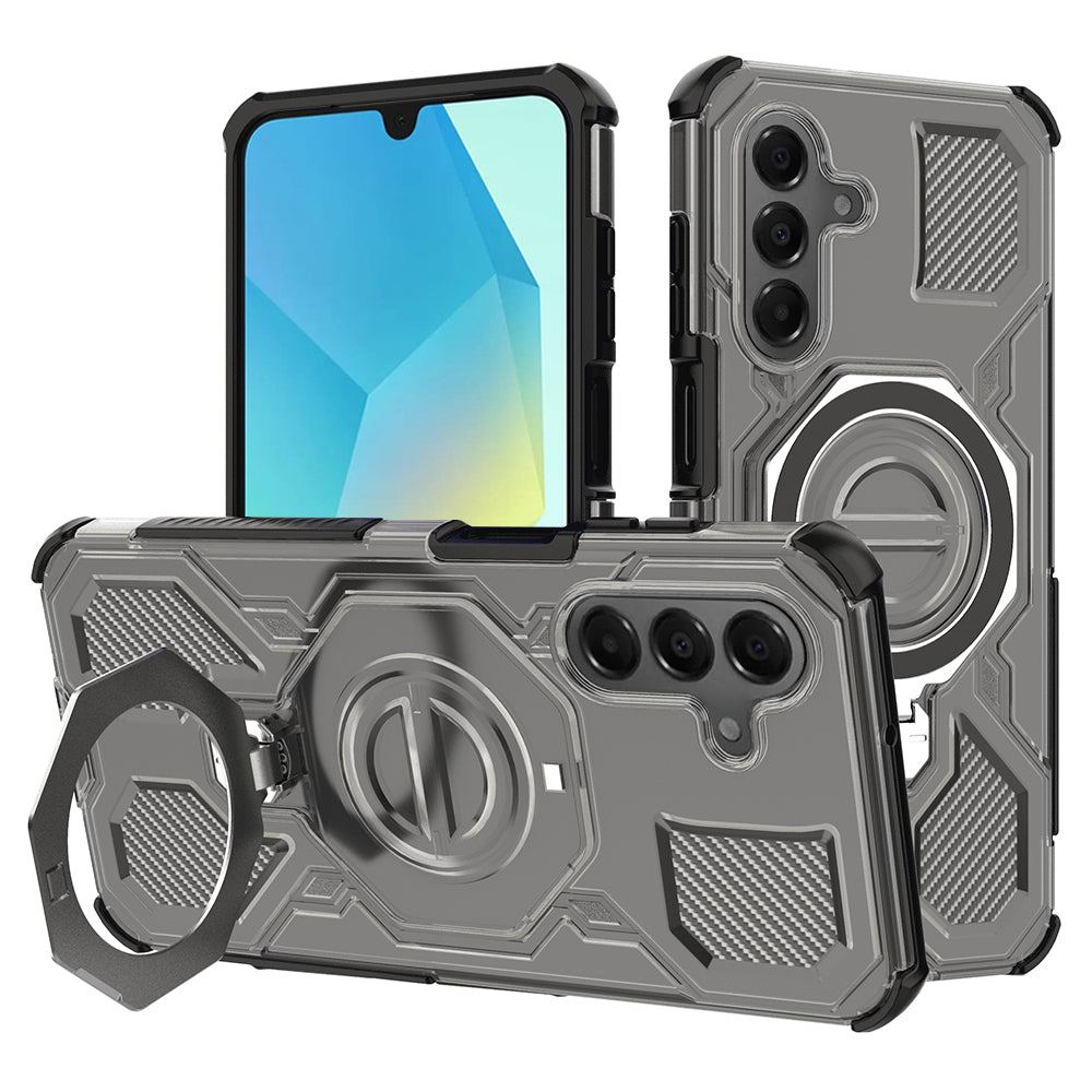 Θήκη για Samsung Galaxy A16 5G A166 / A16 4G A165, Techsuit, Carbon Shield Pro, Ανοιχτό Μαύρο