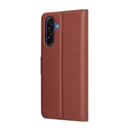 Θήκη για Samsung Galaxy A17 4G / A17 5G, Techsuit, Δερμάτινο Φύλλο, Καφέ