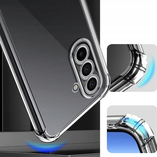Θήκη για Samsung Galaxy A17 5G, Techsuit, Ανθεκτική σε Κρούσεις Διαφανής, Διάφανη