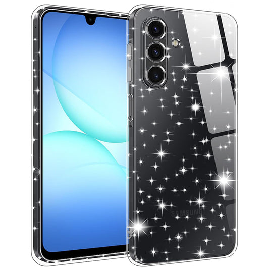 Θήκη για Samsung Galaxy A17 5G, Techsuit, SparkleSkin, Διαφανής
