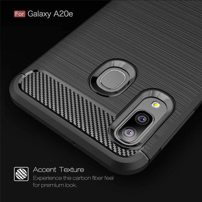 Case for Samsung Galaxy A20e A202, Techsuit, Carbon, Black