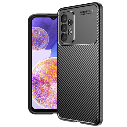Θήκη για Samsung Galaxy A23 5G A236 / A23 A235, Techsuit, CarbonFiber, Μαύρη