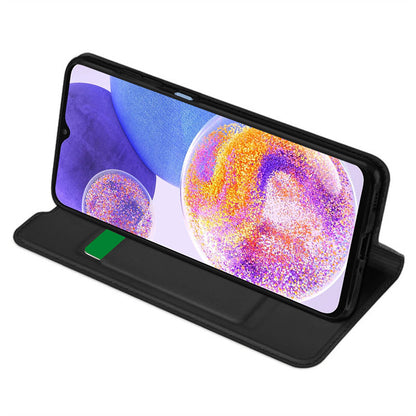Θήκη για Samsung Galaxy A23 5G A236 / A23 A235, Techsuit, Magskin Book, Μαύρη
