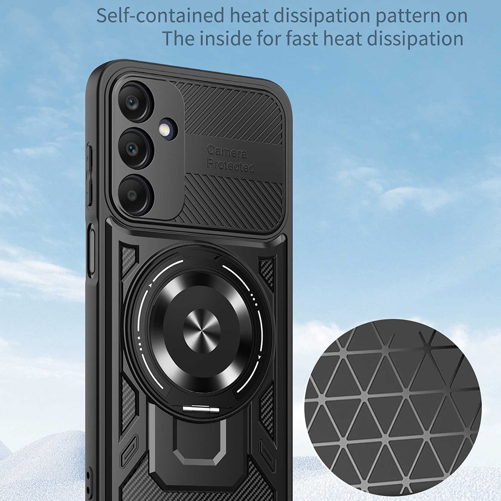 Θήκη για Samsung Galaxy A25 A256, Techsuit, RuggedCam, Μωβ