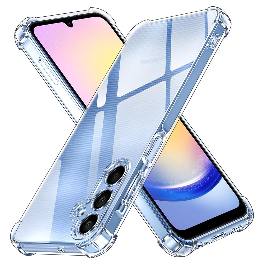 Case for Samsung Galaxy A25 A256, Techsuit, Shockproof Clear, Transparent