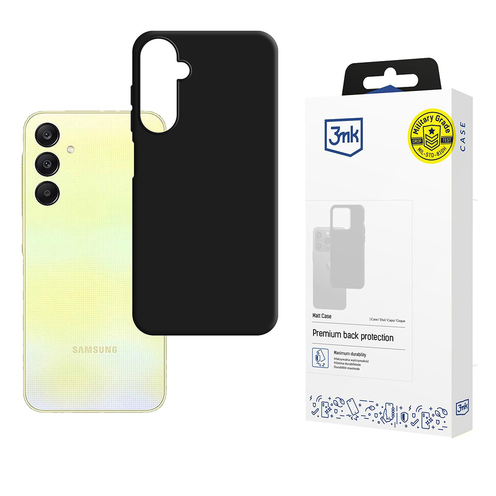 Θήκη για Samsung Galaxy A26 A266, 3MK, Μαύρο Ματ
