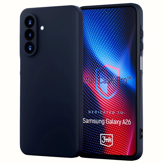 Θήκη για Samsung Galaxy A26 A266, 3MK, Pro, Μαύρο Ματ