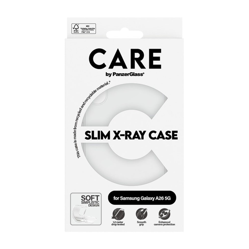 Θήκη για Samsung Galaxy A26 A266, PanzerGlass, Μοδάτη, Διάφανη