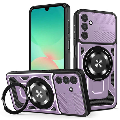 Θήκη για Samsung Galaxy A26 A266, Techsuit, RuggedCam, Μωβ