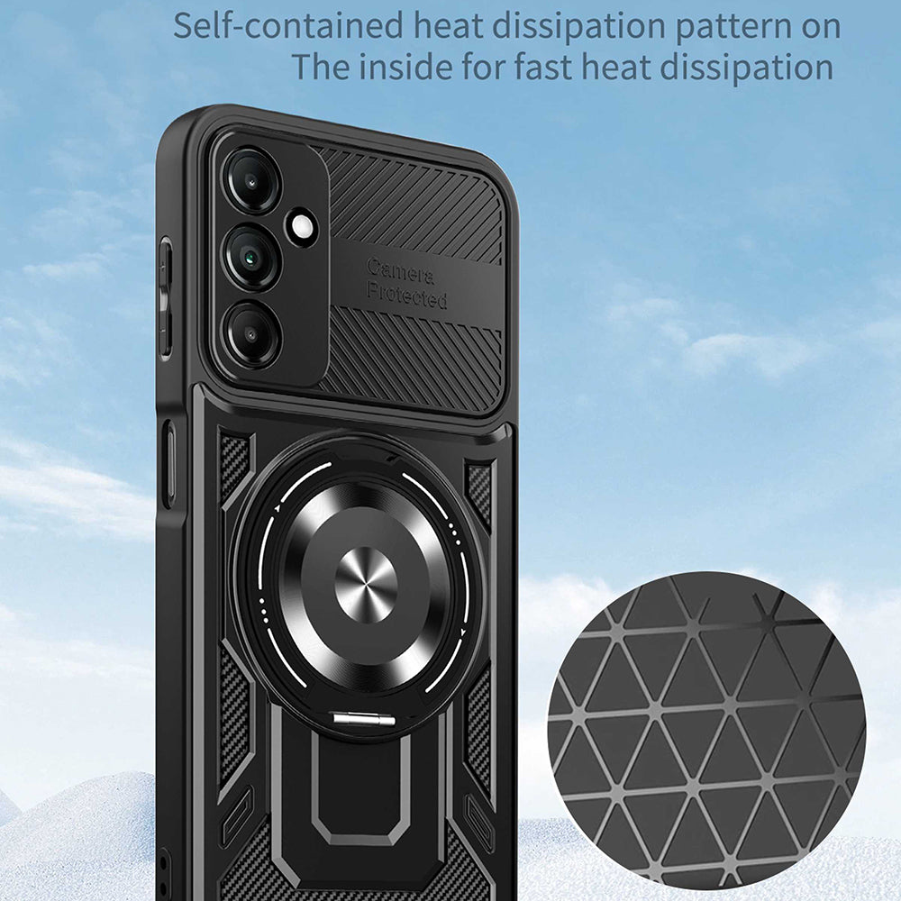 Θήκη για Samsung Galaxy A26 A266, Techsuit, RuggedCam, Μωβ