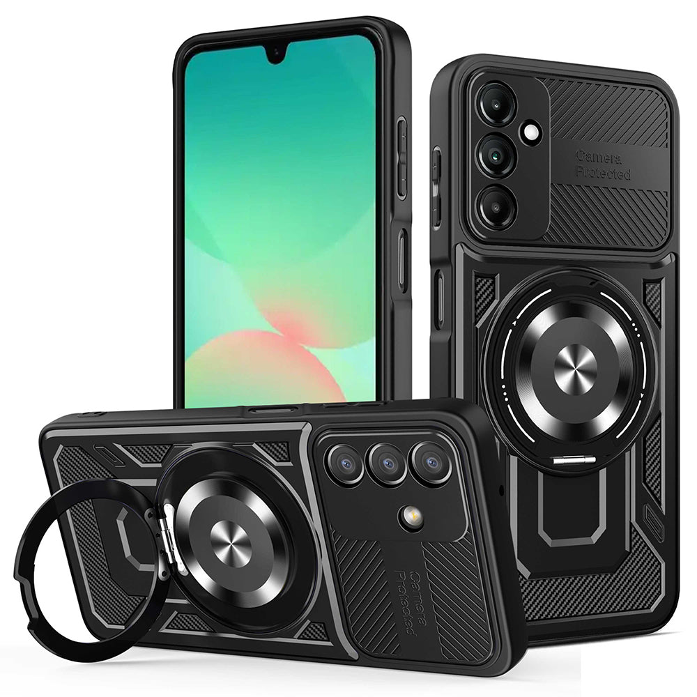 Θήκη για Samsung Galaxy A27 5G, Techsuit, RuggedCam, Μαύρο