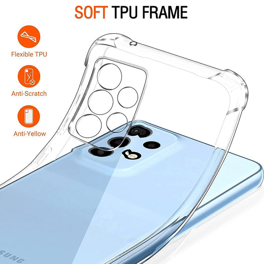 Θήκη για Samsung Galaxy A33 5G A336, Techsuit, Ανθεκτική σε Κρούσεις Διαφανής, Διάφανη