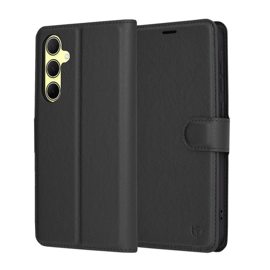 Θήκη για Samsung Galaxy A35 5G A356, Techsuit, Leather Folio, Μαύρη
