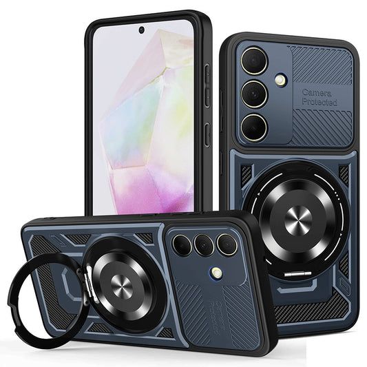 Θήκη για Samsung Galaxy A35 5G A356, Techsuit, RuggedCam, Μπλε