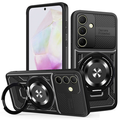 Θήκη για Samsung Galaxy A35 5G A356, Techsuit, RuggedCam, Μαύρη